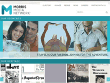 Tablet Screenshot of morrismedianetwork.com